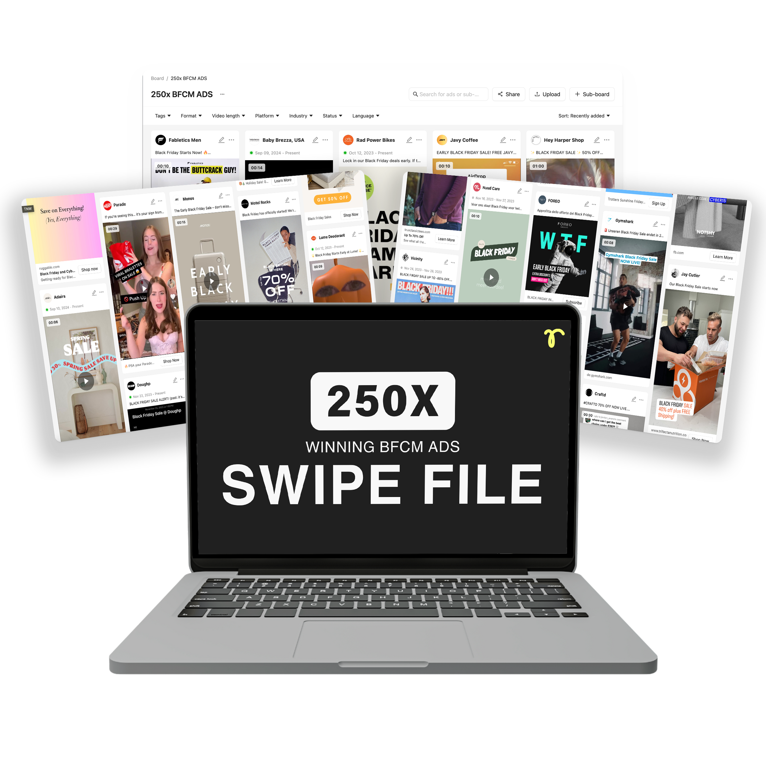 250x BFCM Ads Swipe File