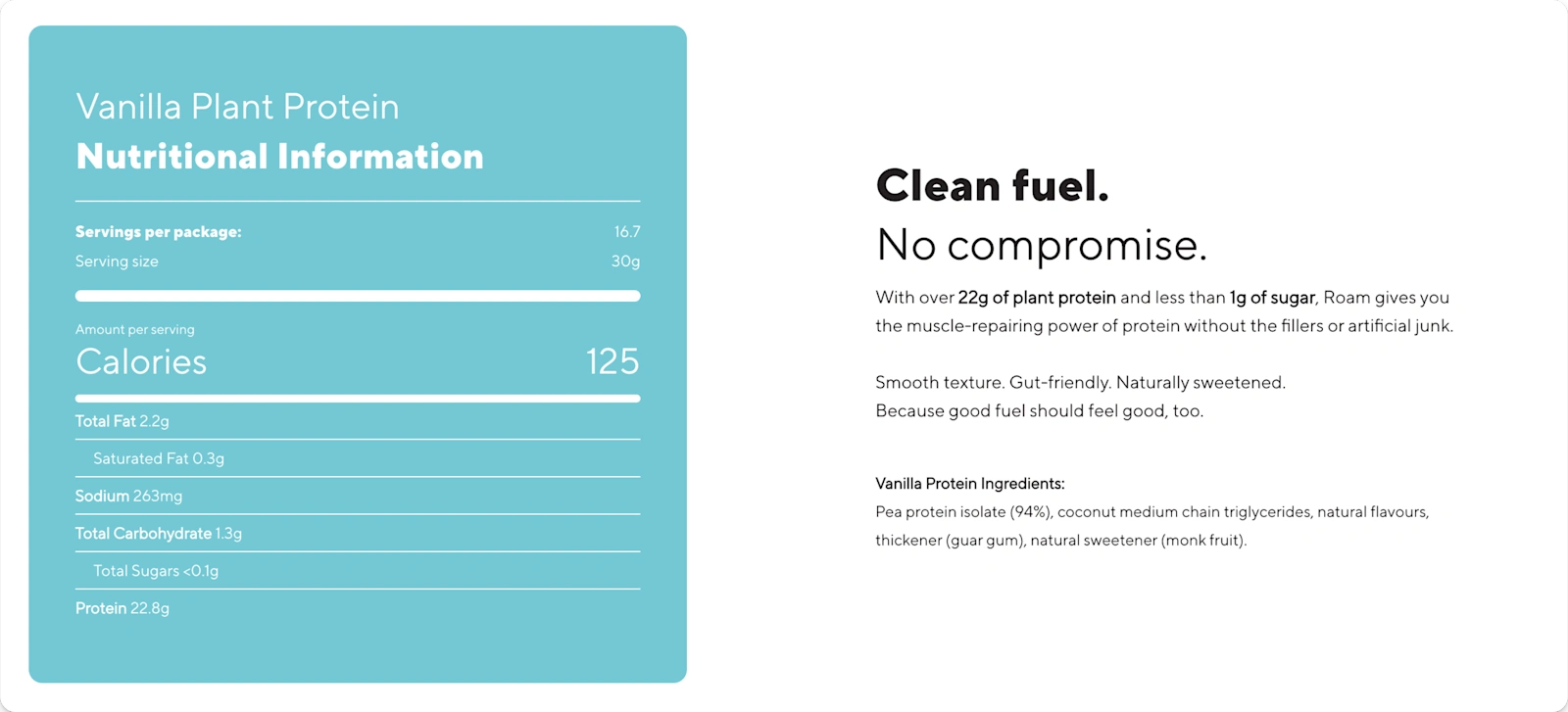 Roam Energy refined product detail page layout