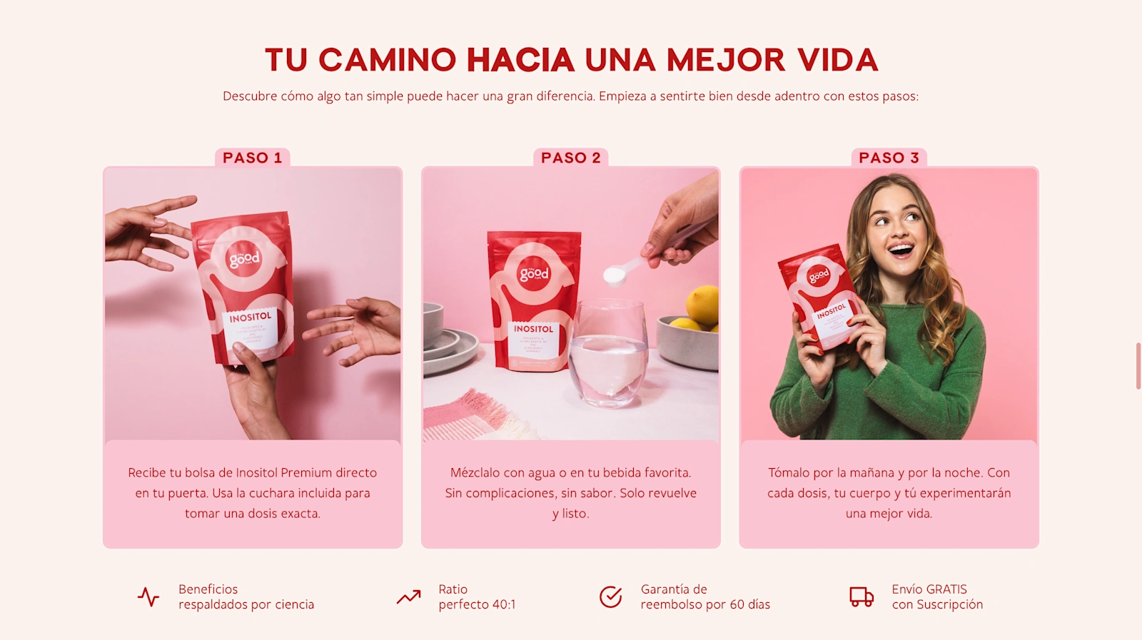 The Good Life PDP how-to section in Spanish